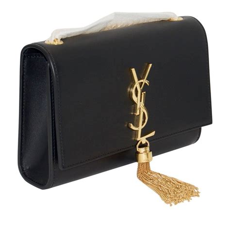 ysl grey purse|ysl black purse with tassel.